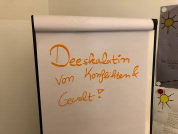 Fortbildung Deeskalation im Jugendhotel